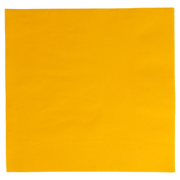 Garcia de pou SERVILLETAS ECOLABEL 2 CAPAS 18 G/M2 39x39 CM AMARILLO SOL TISSUE (1600 UNID.)