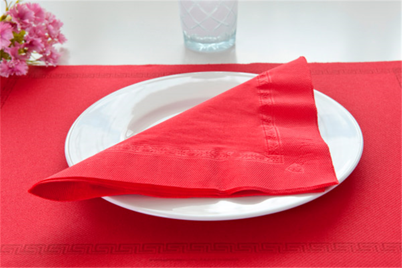 Garcia De Pou SERVILLETAS ECOLABEL 2 CAPAS 18 G/M2 39x39 CM ROJO TISSUE (1600 UNID.)