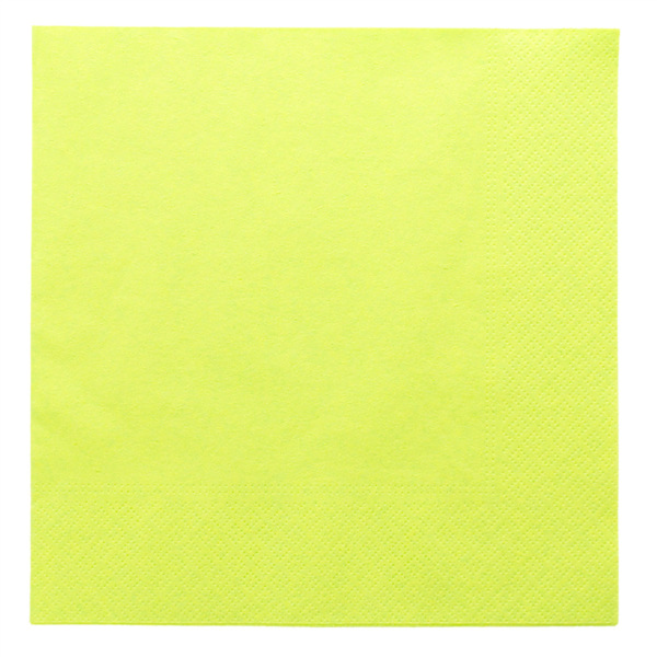 Garcia de pou SERVILLETAS ECOLABEL 2 CAPAS 18 G/M2 39x39 CM VERDE ANÍS TISSUE (1600 UNID.)