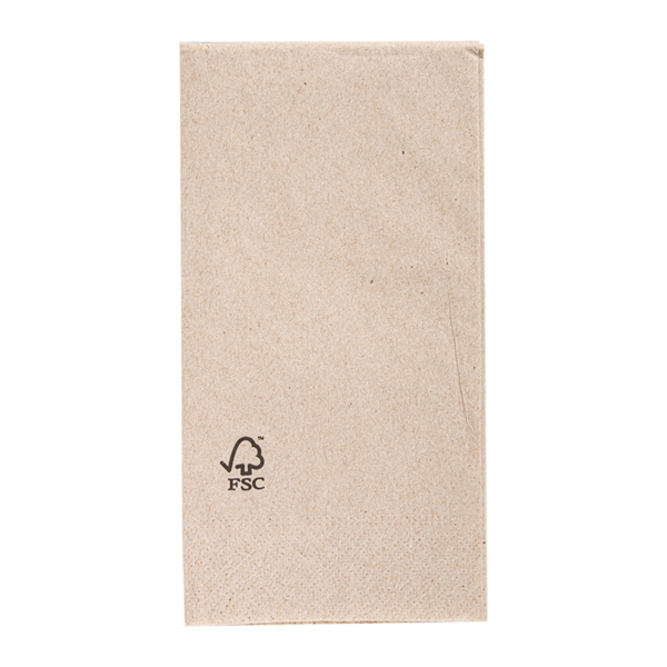 Garcia De Pou SERVILLETAS ECOLABEL 2 CAPAS P. 1/8 18 G/M2 40x40 CM NATURAL TISSUE RECICLADO (1800 UNID.)