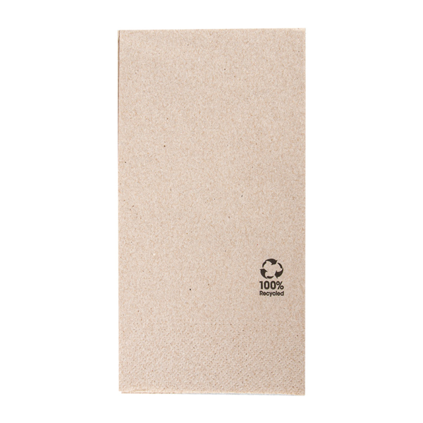 Garcia de pou SERVILLETAS ECOLABEL 2 CAPAS P. 1/8 18 G/M2 40x40 CM NATURAL TISSUE RECICLADO (1800 UNID.)