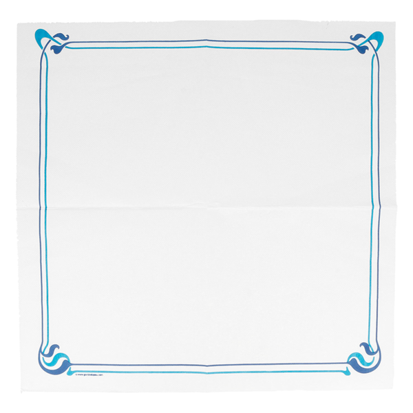 Garcia De Pou SERVILLETAS ECOLABEL AZUL & CELESTE 'DOUBLE POINT - MAXIM' 18 G/M2 40x40 CM BLANCO TISSUE (1200 UNID.)