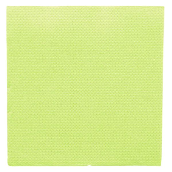Garcia de pou SERVILLETAS ECOLABEL 'DOUBLE POINT' 18 G/M2 20x20 CM VERDE ANÍS TISSUE (2400 UNID.)