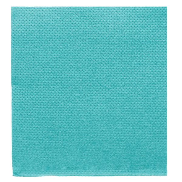 Garcia de pou SERVILLETAS ECOLABEL 'DOUBLE POINT' 18 G/M2 20x20 CM AZUL TURQUESA TISSUE (2400 UNID.)