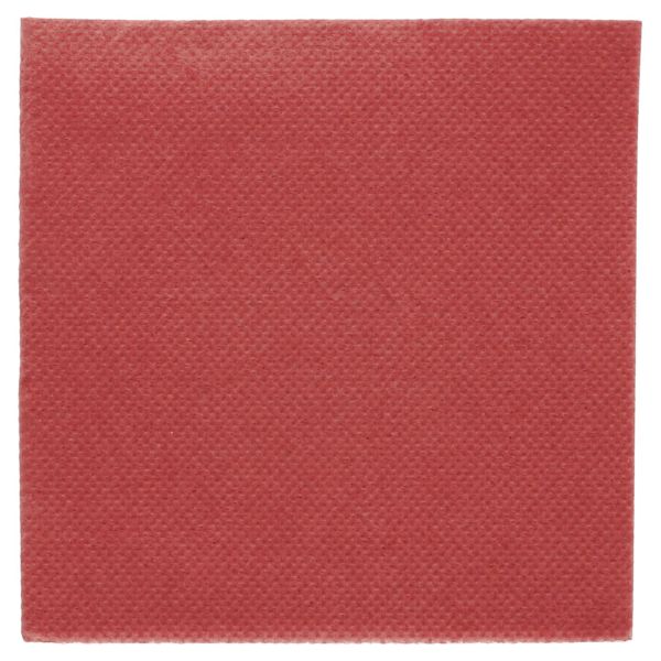 Garcia de pou SERVILLETAS ECOLABEL 'DOUBLE POINT' 18 G/M2 20x20 CM BURDEOS TISSUE (2400 UNID.)