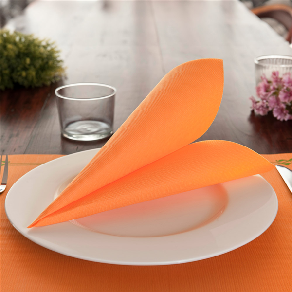 Garcia De Pou SERVILLETAS ECOLABEL 'DOUBLE POINT' 18 G/M2 33x33 CM NARANJA TISSUE (1200 UNID.)