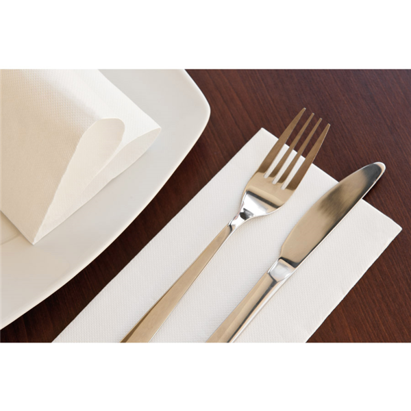 Garcia De Pou SERVILLETAS ECOLABEL 'DOUBLE POINT' 18 G/M2 39x39 CM BLANCO TISSUE (1200 UNID.)