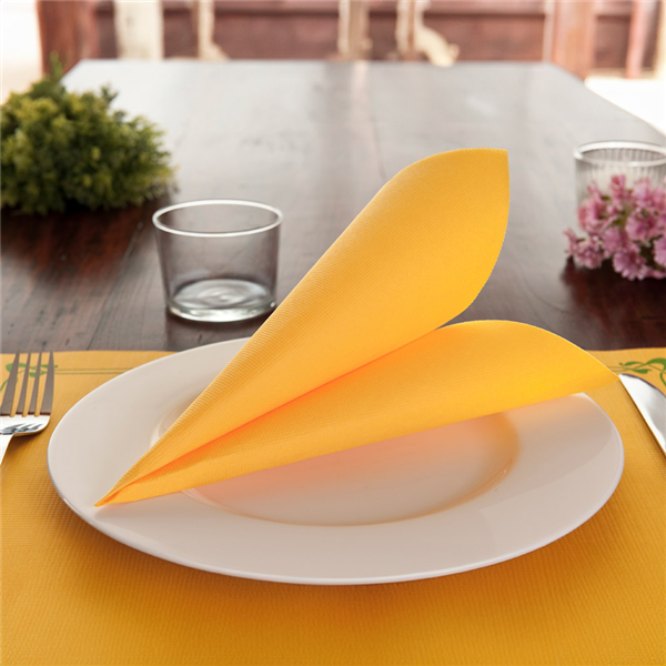 Garcia De Pou SERVILLETAS ECOLABEL 'DOUBLE POINT' 18 G/M2 39x39 CM AMARILLO SOL TISSUE (1200 UNID.)