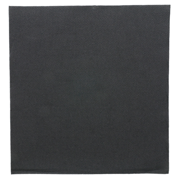 Garcia de pou SERVILLETAS ECOLABEL 'DOUBLE POINT' 18 G/M2 39x39 CM NEGRO TISSUE (1200 UNID.)