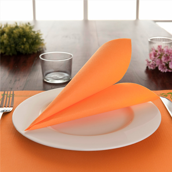 Garcia De Pou SERVILLETAS ECOLABEL 'DOUBLE POINT' 18 G/M2 39x39 CM NARANJA TISSUE (1200 UNID.)