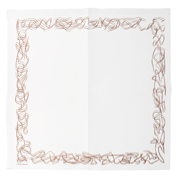 Garcia De Pou SERVILLETAS ECOLABEL 'DOUBLE POINT - ARISTAS' 18 G/M2 40x40 CM BLANCO TISSUE (1200 UNID.)