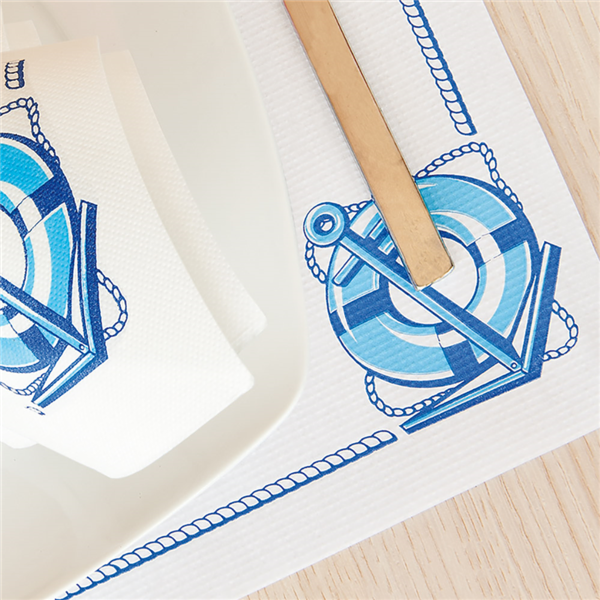 Garcia De Pou SERVILLETAS ECOLABEL 'DOUBLE POINT - CADAQUÉS' 18 G/M2 40x40 CM BLANCO TISSUE (1200 UNID.)