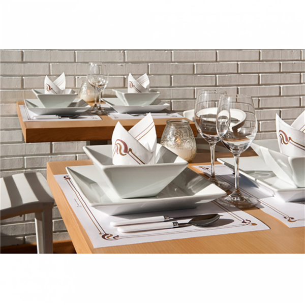 Garcia De Pou SERVILLETAS ECOLABEL 'DOUBLE POINT - MAXIM' 18 G/M2 40x40 CM BLANCO TISSUE (1200 UNID.)