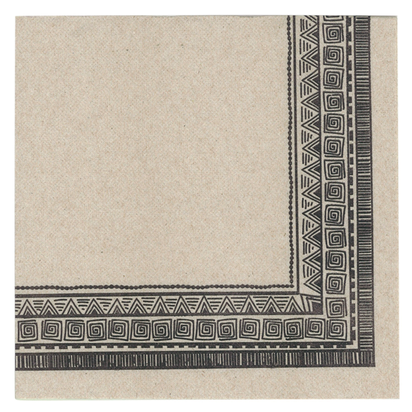 Garcia de pou SERVILLETAS ECOLABEL 'DOUBLE POINT - NAIROBI' 19 G/M2 40x40 CM NATURAL TISSUE RECICLADO (1200 UNID.)