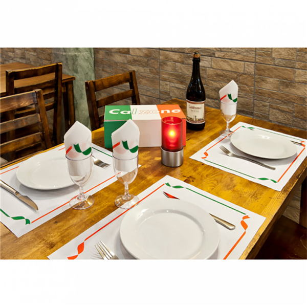 Garcia De Pou SERVILLETAS ECOLABEL 'DOUBLE POINT - TRATTORIA' 18 G/M2 40x40 CM BLANCO TISSUE (1200 UNID.)