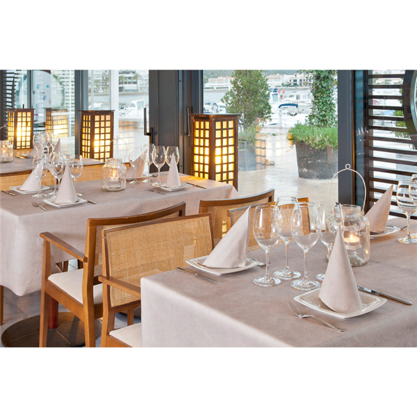Garcia De Pou SERVILLETAS 'LIKE LINEN' 70 G/M2 40x40 CM CHOCOLATE SPUNLACE (600 UNID.)