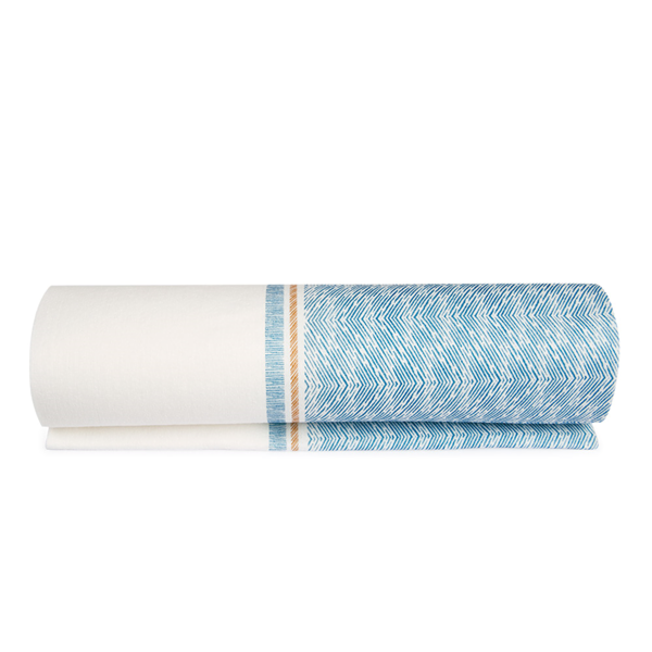 Garcia De Pou SERVILLETAS 'LIKE LINEN - AZUR' 70 G/M2 40x40 CM BLANCO/AZUL SPUNLACE (600 UNID.)
