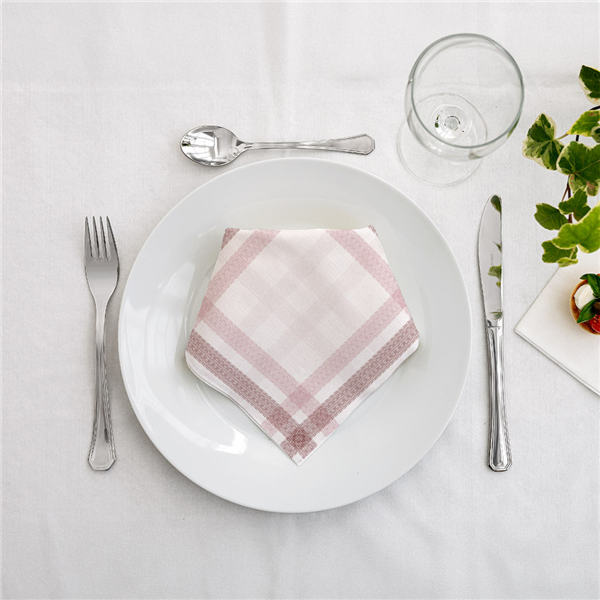 Garcia De Pou SERVILLETAS 'LIKE LINEN - MADRAS II' 70 G/M2 40x40 CM BURDEOS SPUNLACE (600 UNID.)