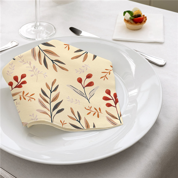 Garcia De Pou SERVILLETAS 'LIKE LINEN - OLIVIA' 70 G/M2 40x40 CM CUATRICROMÍA SPUNLACE (600 UNID.)