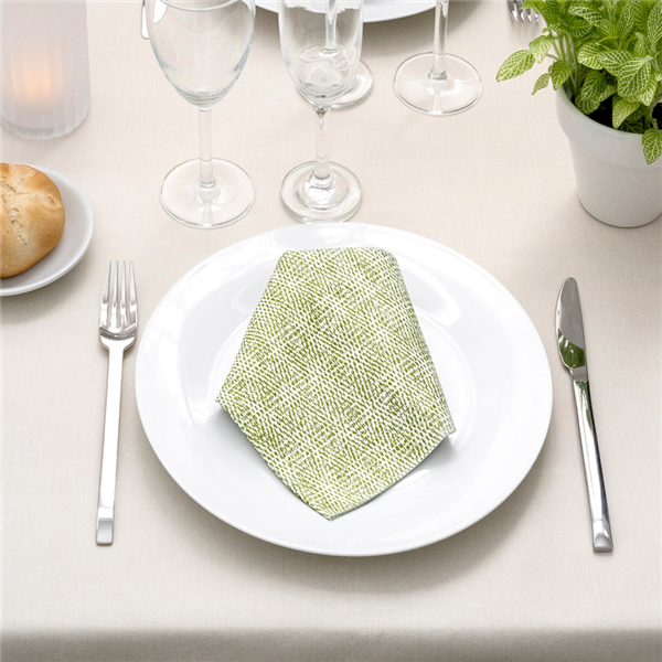 Garcia De Pou SERVILLETAS P. 1/4 'LIKE LINEN - KEIKO' 70 G/M2 40x40 CM VERDE OLIVA SPUNLACE (600 UNID.)