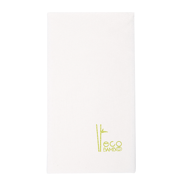 Garcia de pou SERVILLETAS P. 1/8 'ECO-BAMBOO' 70 G/M2 40x40 CM BLANCO BAMBÚ (600 UNID.)