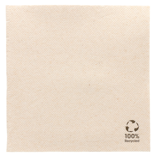 Garcia de pou SERVILLETAS RECICLADAS ECOLABEL 'DOUBLE POINT' 19 G/M2 25x25 CM NATURAL TISSUE RECICLADO (3000 UNID.)