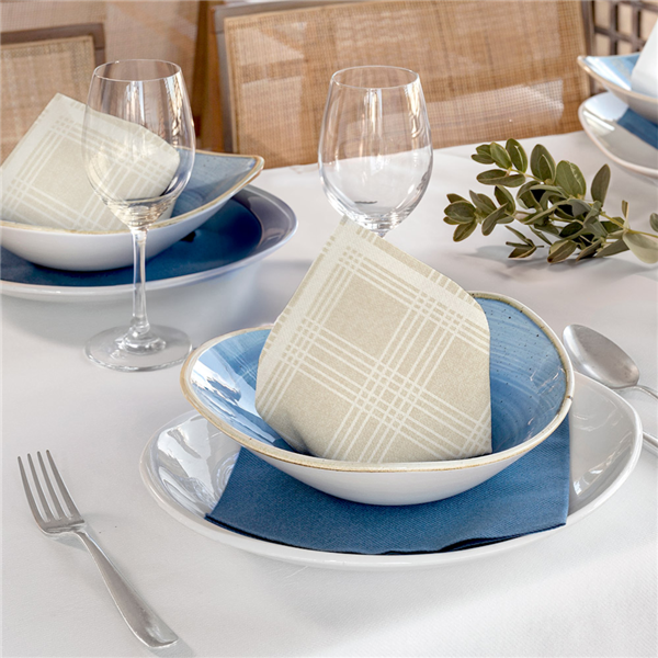 Garcia De Pou SERVILLETAS 'X-SOFT' 'MADRAS I' 65 G/M2 40x40 CM CAQUI AIRLAID (700 UNID.)