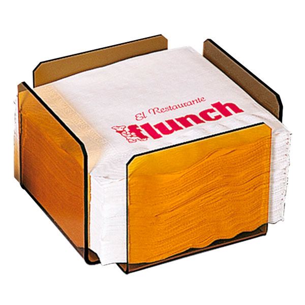 Garcia de pou SERVILLETERO 17 5x17 5x11 CM ROSA/AHUMADO METACRILATO (2 UNID.)