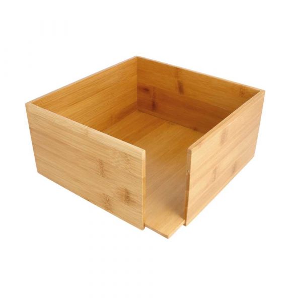 Garcia de pou SERVILLETERO 21x21x10 CM NATURAL BAMBÚ (1 UNID.)