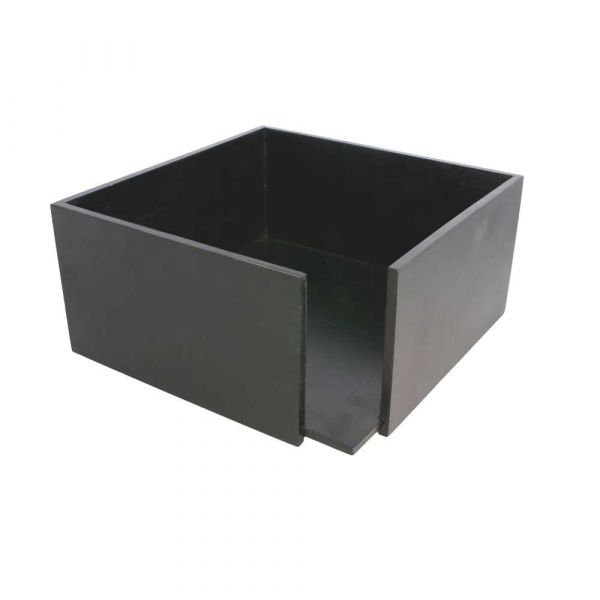 Garcia de pou SERVILLETERO 21x21x10 CM NEGRO BAMBÚ (1 UNID.)