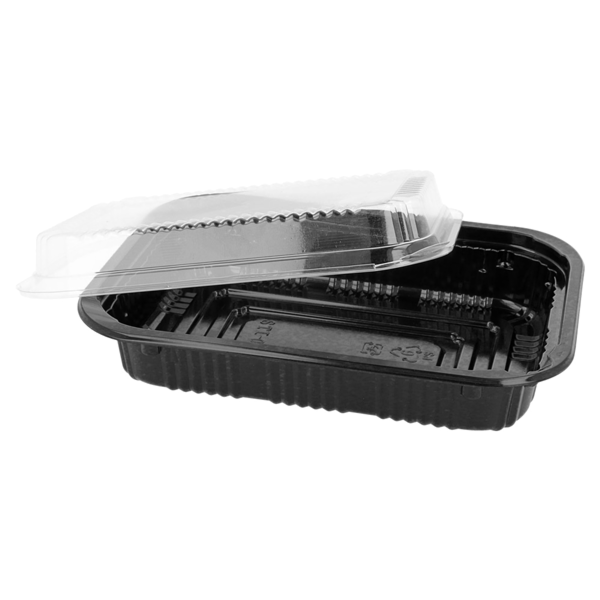 Garcia De Pou SETS BARQUILLAS + TAPAS 17x11 5x5 CM NEGRO PS (500 UNID.)