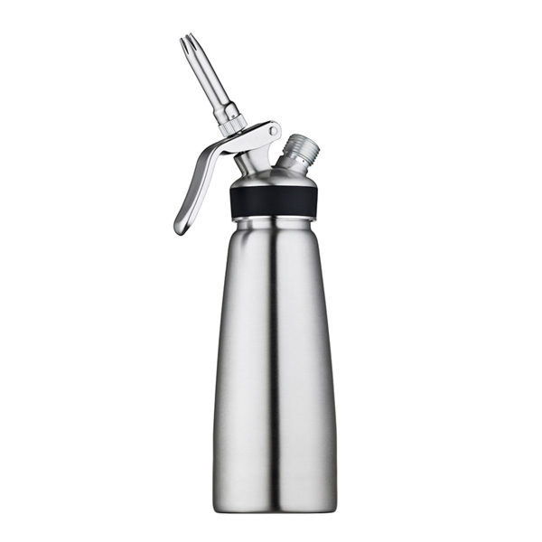 Garcia de pou SIFÓN MONTADOR DE NATA 0 5 L Ø 8x21 CM PLATEADO INOX (1 UNID.)