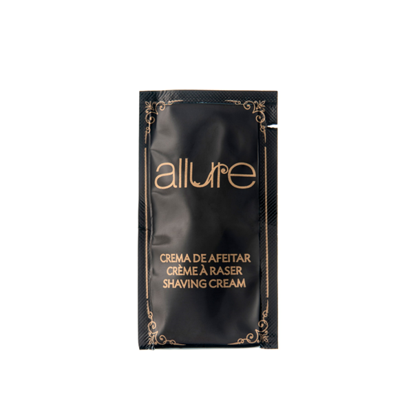 Garcia de pou SOBRECITOS CREMA DE AFEITAR 'ALLURE' 5 ML 8x4 5 CM NEGRO PET (2000 UNID.)