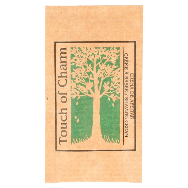 Garcia de pou SOBRECITOS CREMA DE AFEITAR 'FEEL GREEN' 5 ML 8x4 5 CM NATURAL KRAFT (2000 UNID.)