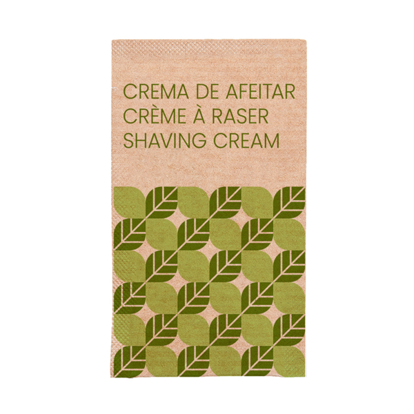 Garcia de pou SOBRECITOS CREMA DE AFEITAR 'NATURAL' 5 ML 8x4 5 CM NATURAL KRAFT (2000 UNID.)