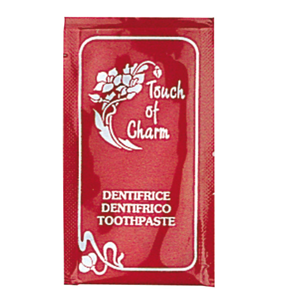 Garcia De Pou SOBRECITOS DENTÍFRICO 'TOUCH OF CHARM' 3 ML 8x4 5 CM BURDEOS (500 UNID.)