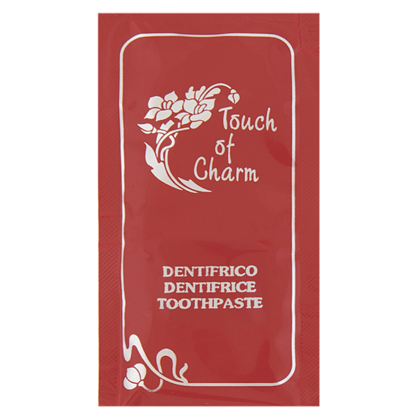 Garcia de pou SOBRECITOS DENTÍFRICO 'TOUCH OF CHARM' 3 ML 8x4 5 CM BURDEOS (500 UNID.)