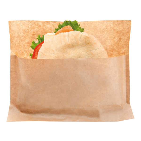 Garcia de pou SOBRES CON BASE 'KANGOO PACK' 50 G/M2 + 20 LDPE 21+3x17/11 CM NATURAL KRAFT (100 UNID.)