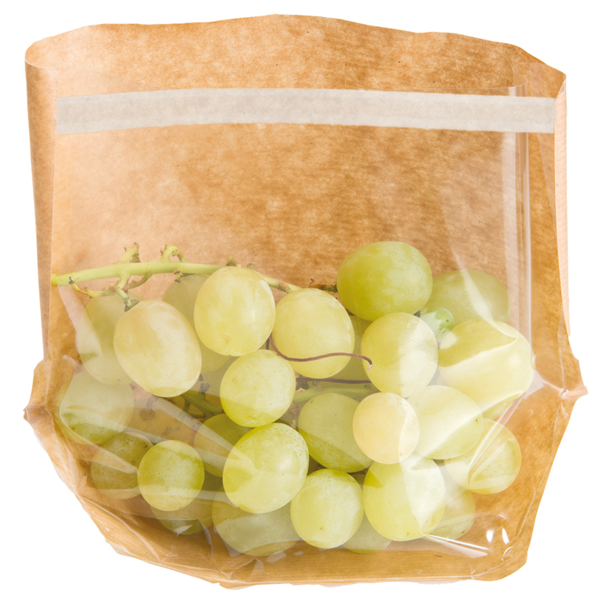 Garcia de pou SOBRES CON BASE Y VENTANA AUTOCIERRE 'TURTLE PACK' 50 G/M2 + 15 PP 20+4/4x15 CM NATURAL KRAFT (100 UNID.)