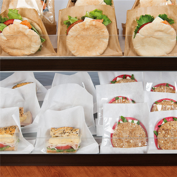 Garcia De Pou SOBRES CON BASE Y VENTANA 'KANGOO PACK' 40 G/M2 + 15 PP 21+3x16/12 CM BLANCO KRAFT (100 UNID.)