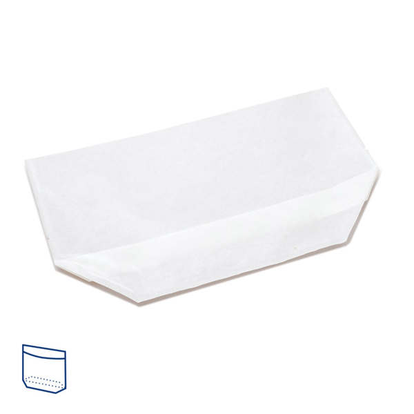Garcia De Pou SOBRES CON BASE Y VENTANA 'TURTLE PACK' 50 G/M2 + 15 PP 27+5 5/2 5x16 CM BLANCO KRAFT (100 UNID.)