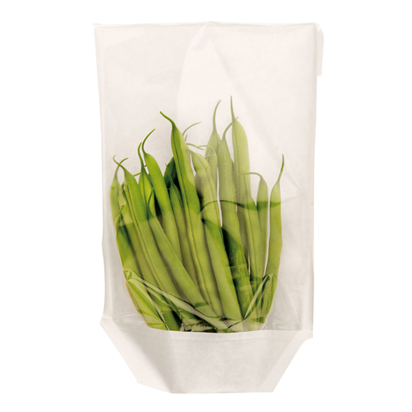 Garcia De Pou SOBRES CON BASE Y VENTANA 'TURTLE PACK' 50 G/M2 + 15 PP 14+3 5x24/21 CM BLANCO KRAFT (100 UNID.)