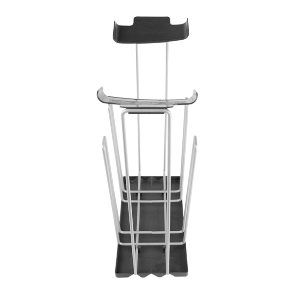 Garcia De Pou SOPORTE BOLSAS COMPOSTABLES 27x13x39 CM PLATEADO (1 UNID.)
