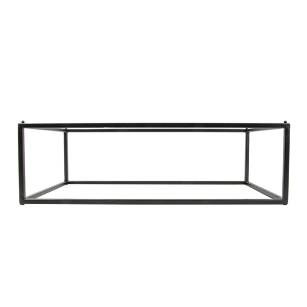 Garcia De Pou SOPORTE BUFET PARA BANDEJAS 263.53/263.57 'ASAMI WARE' 53x32 5x16 CM NEGRO METAL (1 UNID.)