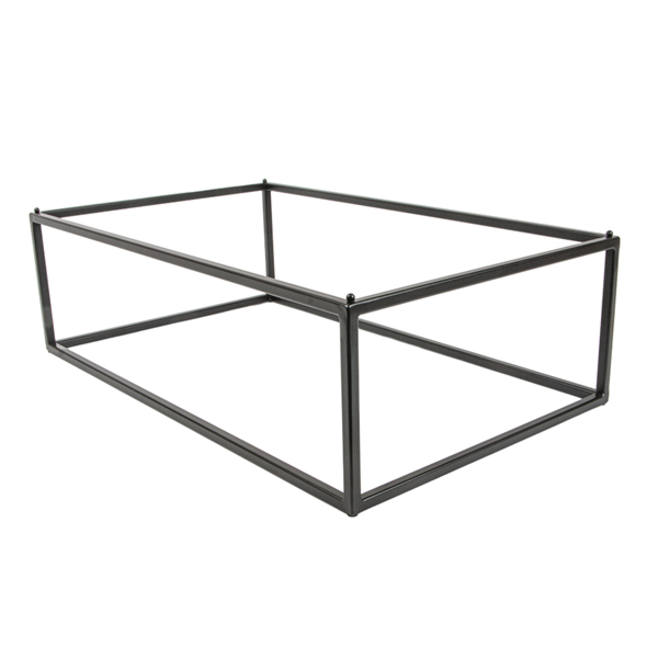 Garcia de pou SOPORTE BUFET PARA BANDEJAS 263.53/263.57 'ASAMI WARE' 53x32 5x16 CM NEGRO METAL (1 UNID.)