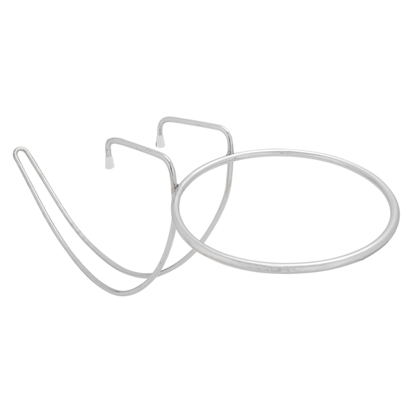 Garcia de pou SOPORTE MESA PARA CHAMPAÑERA 52 5x20 5x23 CM PLATEADO ALAMBRE (1 UNID.)