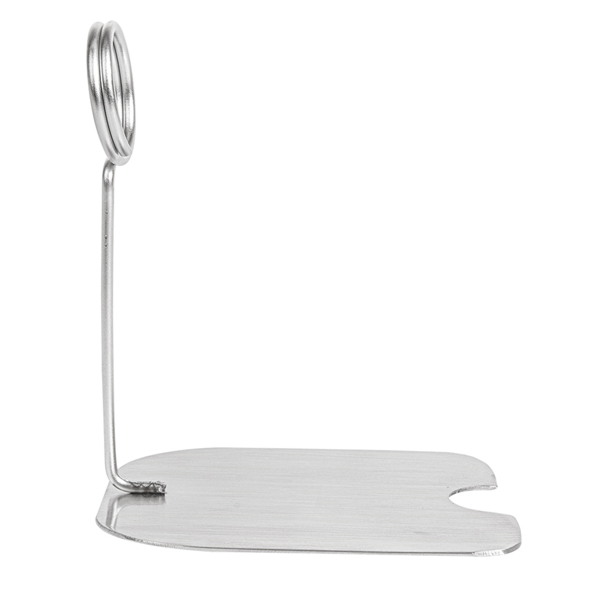 Garcia De Pou SOPORTES ETIQUETAS BUFET 8 6x7 2x10 CM PLATEADO INOX (1 UNID.)