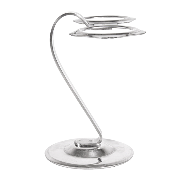 Garcia De Pou STAND PARA 2 CONOS DE HELADO 11x7 5 CM PLATEADO INOX (1 UNID.)