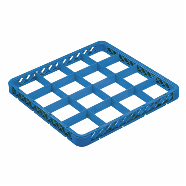 Garcia de pou SUPLEMENTO RACK DE 16 COMPARTIMENTOS 50x50x4 5 CM AZUL PP (1 UNID.)