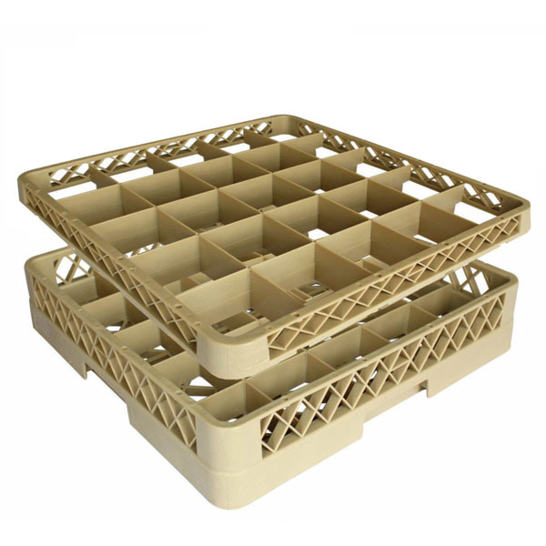 Garcia de pou SUPLEMENTO RACK DE 25 COMPARTIMENTOS 50x50x4 5 CM BEIGE PP (1 UNID.)